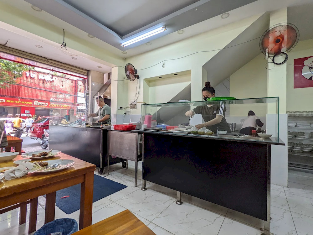 The eatery is spacious and airy with two floors and neatly arranged seating, making it ideal for all kinds of diners